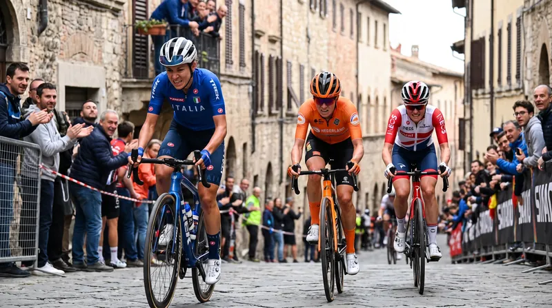 Vollering, Niewiadoma, and Longo Borghini battled on the final laps of the 180.1-kilometer course.