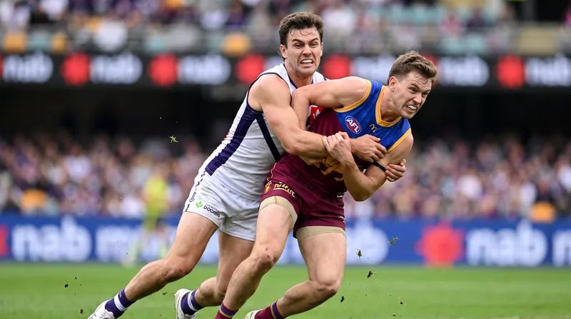 Fremantle's intense physical pressure controlled much of the match before Brisbane's late surge.