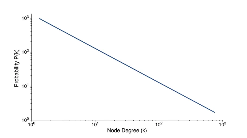 A perfectly linear preferential attachment rule produces a scale-free network with a strict power-law degree distribution.