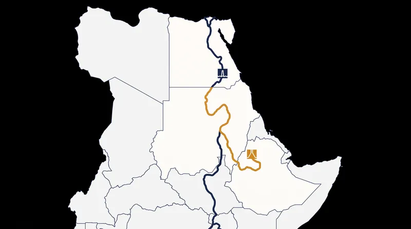 The Blue Nile supplies the vast majority of Egypt's freshwater, creating a deep hydrological dependence on upstream flows.