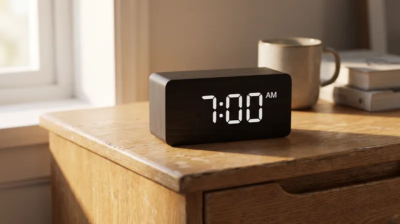Factoring in 15 minutes of sleep latency ensures your alarm aligns with the end of a cycle.