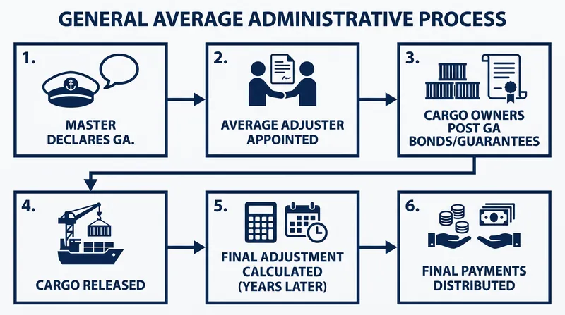 The administrative lifecycle of a general average claim can take years to resolve.