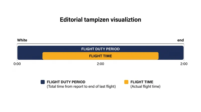 A pilot's flight duty period encompasses all work activities, while flight time only counts the hours the aircraft is moving.