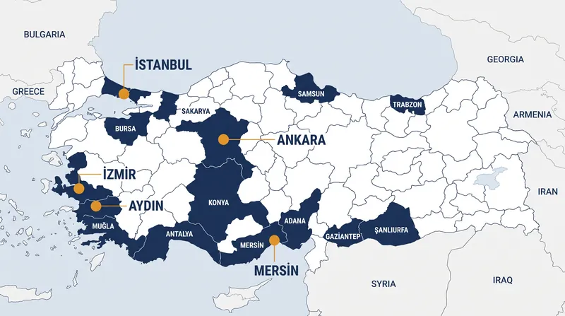 The September 13 operation spanned 15 provinces, with major raids concentrated in Turkey's largest cities.