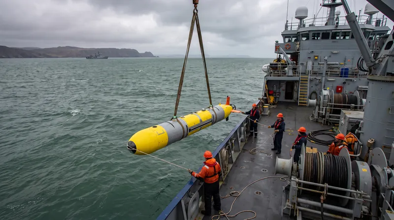 The Remus 600 is an autonomous underwater vehicle used for mine countermeasures and surveillance.