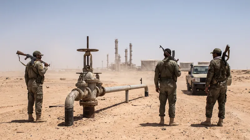 Members of the Petroleum Facilities Guard have blockaded key oil infrastructure in western Libya, demanding administrative changes.