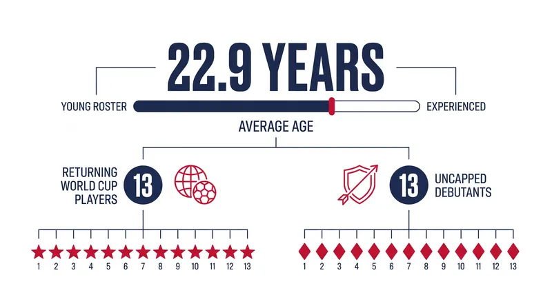Mauricio Pochettino's October roster leans heavily into youth development.