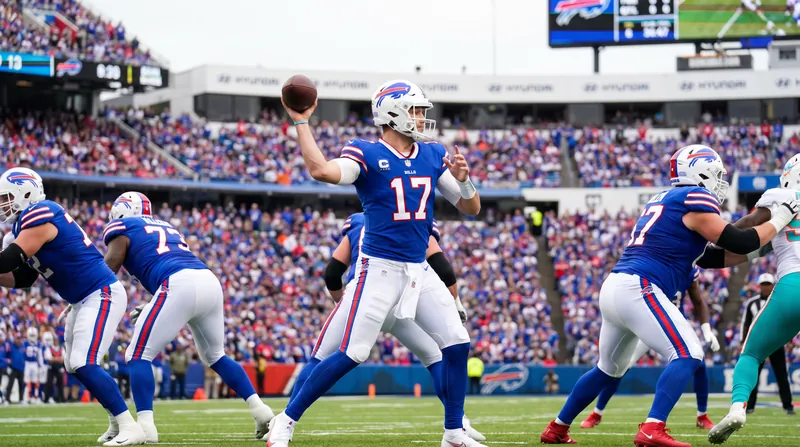 Josh Allen has the Bills sitting atop the consensus power rankings.