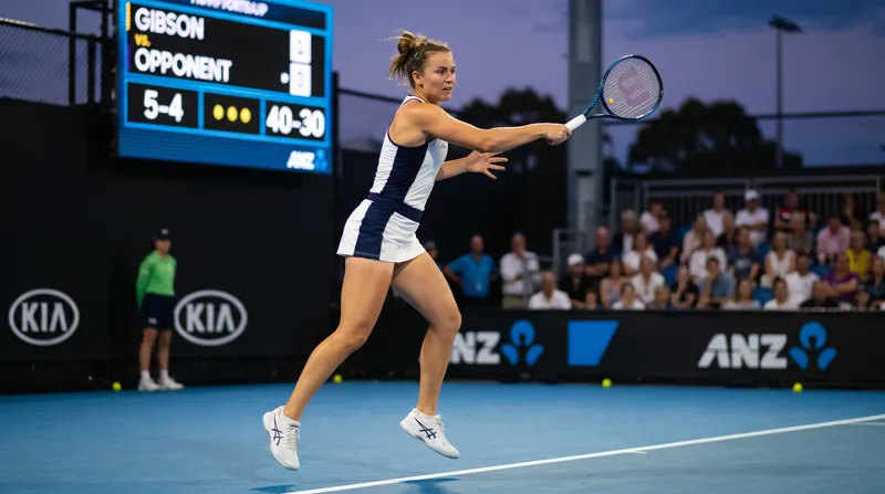 Talia Gibson reached her first career WTA final, securing the Australian No. 1 ranking.