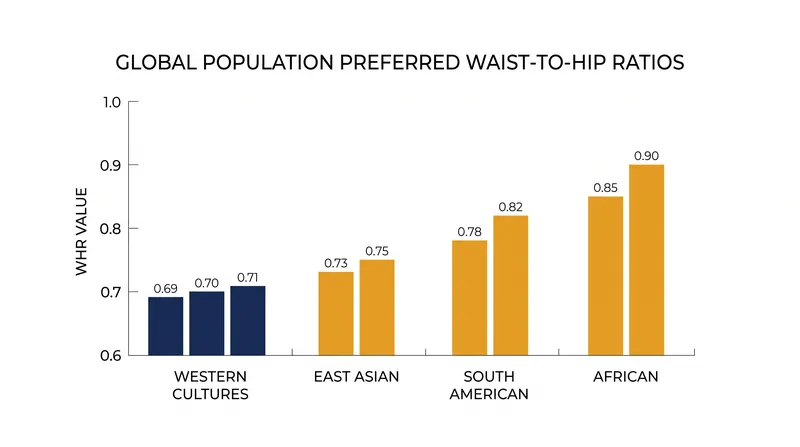 While 0.7 is the most commonly preferred ratio globally, isolated populations often favor higher ratios.