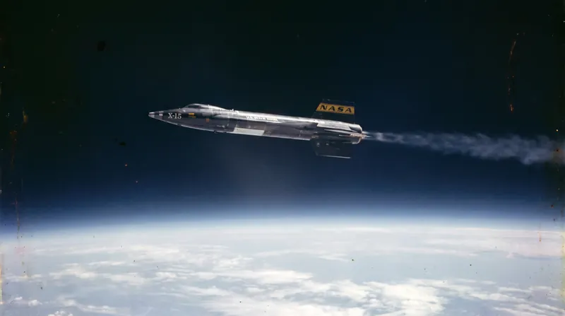 The X-15 rocket plane program helped establish the US 50-mile space boundary in the 1960s.