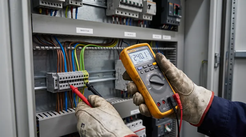 While color codes provide a critical visual guide, safety protocols require verifying a wire's state with a voltmeter before beginning work.
