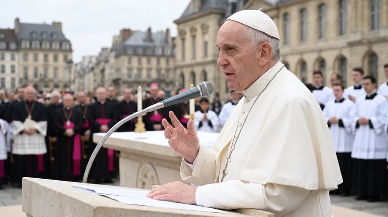 During his homily, Pope Leo urged the faithful to let their beliefs 'overflow' into the broader society.
