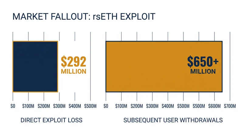 The exploit triggered a broader loss of confidence, with users withdrawing more than double the stolen amount from Kelp DAO in the following months.