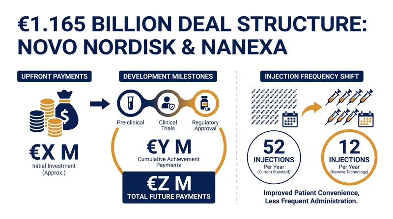 The licensing agreement includes upfront capital, development milestones, and tiered royalties.