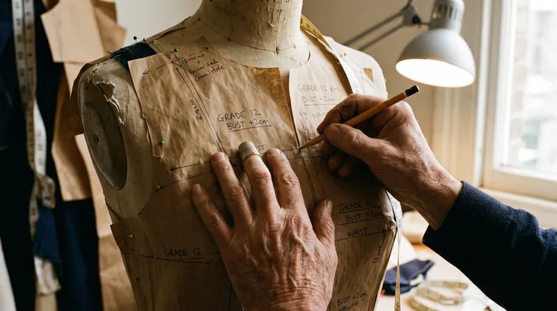 Pattern makers adjust grade rules and ease to ensure garments feel comfortable while carrying smaller nominal size labels.