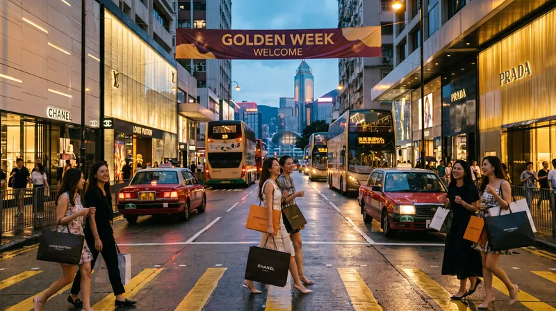 Retailers in transit hubs like Hong Kong are preparing for a significant influx of holiday spending.