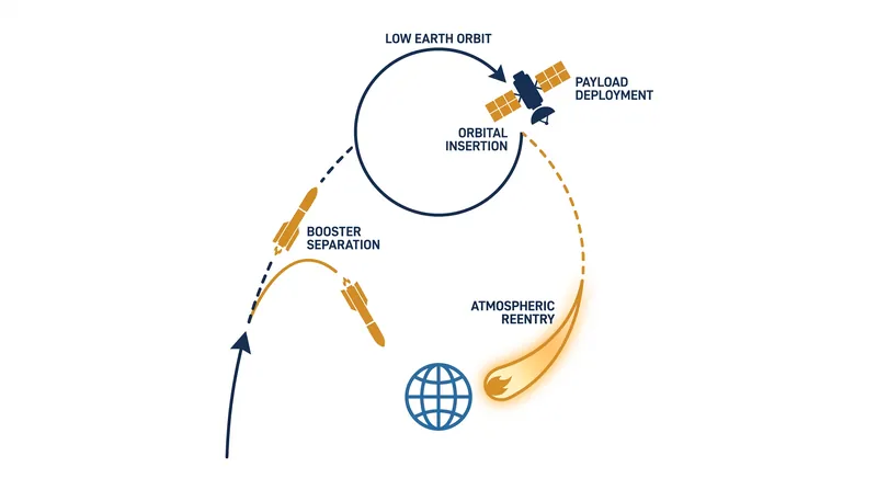 Flight 14 targets a full orbital insertion and payload deployment before atmospheric reentry.