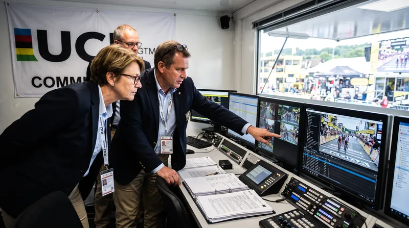 The UCI Commissaires' Panel increasingly relies on post-race video review to enforce aerodynamic safety standards.
