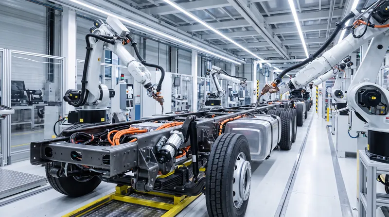 The production Semi features a heavily redesigned drivetrain and in-house 4680 battery cells.