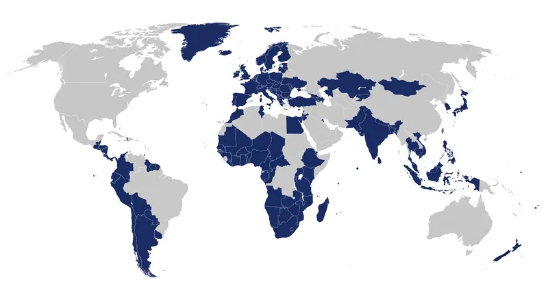 The Berne Convention covers 181 member states, creating a nearly global network of automatic copyright protection.