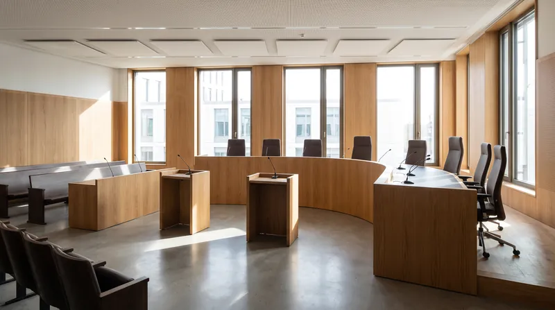 In strict legality systems, the courtroom is the mandatory venue for resolving all provable offenses.