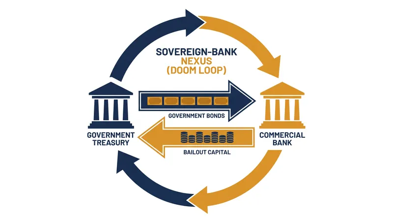 The zero-percent risk weight tightly intertwines the solvency of the state with the survival of the banking sector.
