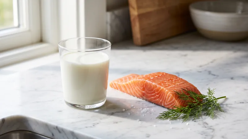 Because few foods naturally contain Vitamin D, fortified dairy and cereals provide the majority of dietary intake in Western nations.
