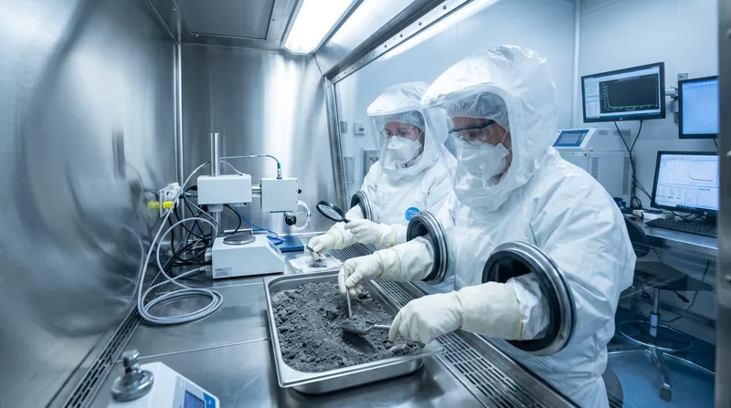 Researchers at the Chinese Academy of Sciences are analyzing the far-side soil to uncover the moon's geological history.
