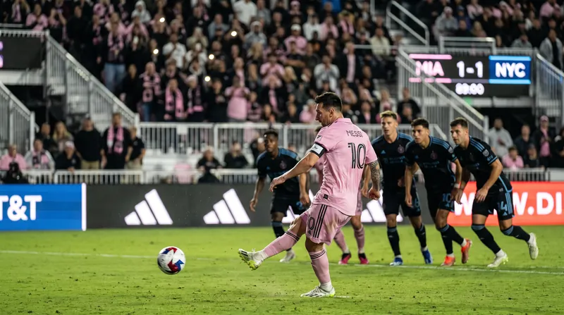 Lionel Messi scored his 21st goal of the season with a spectacular 33rd-minute free kick.