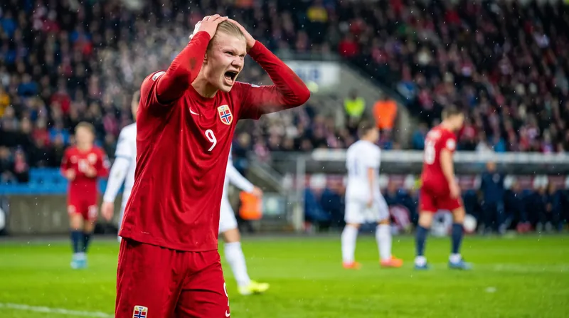 Erling Haaland scored his 57th international goal, but it was not enough to preserve Norway's 14-game home unbeaten streak.