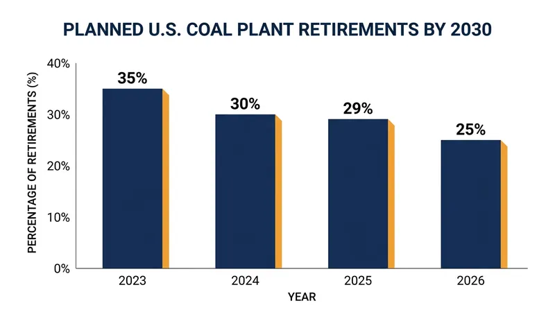 Planned coal plant retirements have steadily declined over the past four years as utilities extend the life of legacy assets.