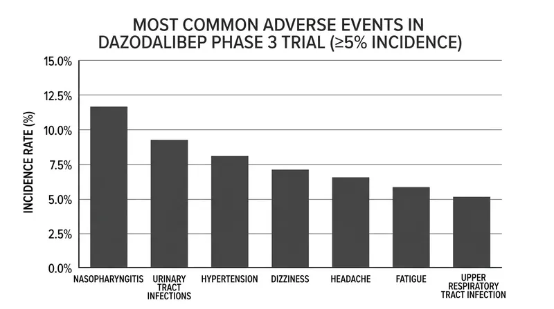 Adverse events in the trial were generally mild to moderate, with low discontinuation rates.