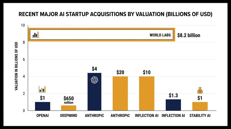 The $8.2 billion valuation sets a new benchmark for AI research firm acquisitions in 2026.