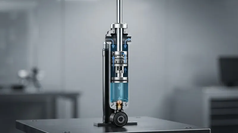 Illustration: Adjustable dampers allow drivers to manually shift the threshold between low-speed control and high-speed compliance.