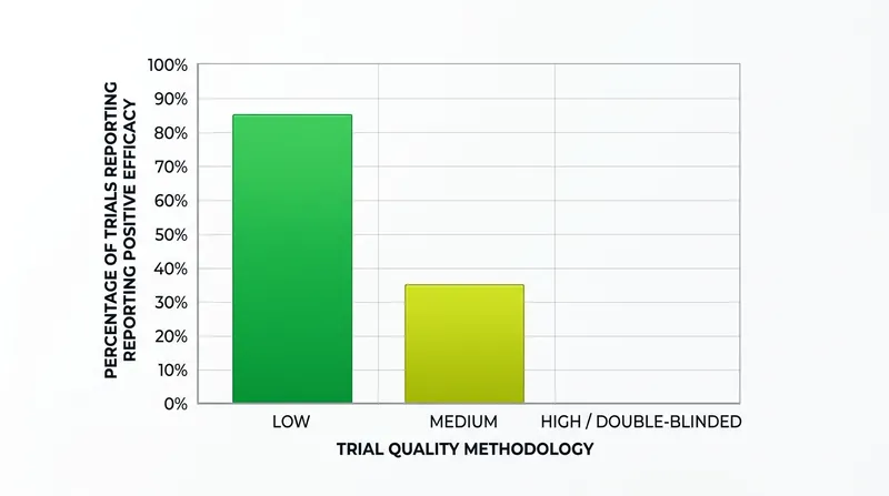 When clinical trials enforce strict double-blinding and large sample sizes, the apparent therapeutic effects of homeopathy disappear.