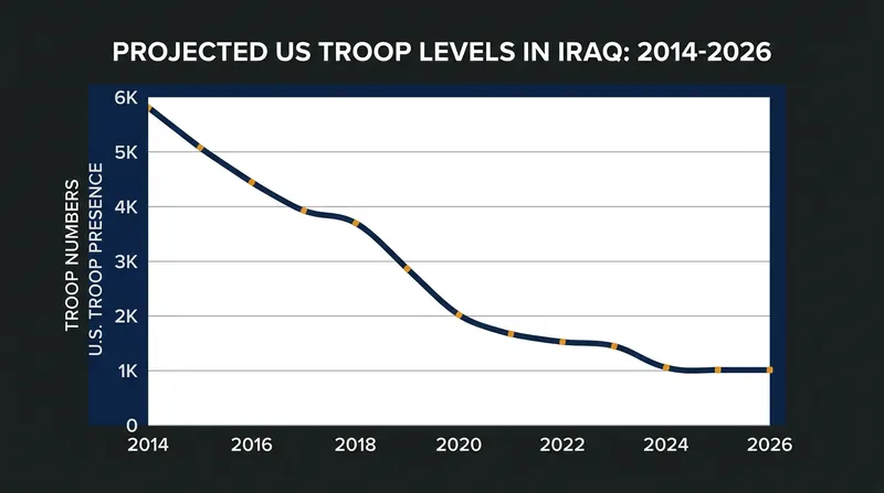 U.S. troop levels in Iraq steadily declined following the territorial defeat of ISIS in 2019.