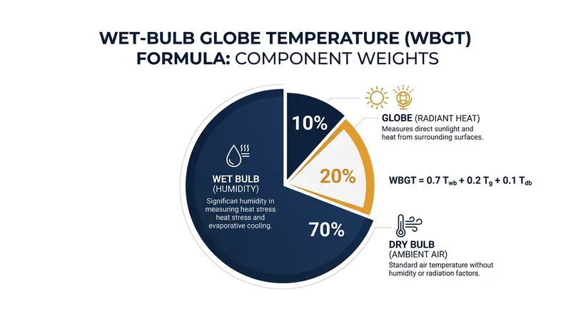 The standard thermometer reading accounts for only one-tenth of the actual physiological heat burden.