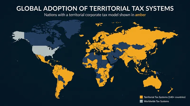 More than 140 nations currently utilise a territorial or hybrid-territorial system for corporate income.