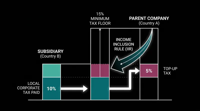 The OECD Pillar Two framework forces territorial systems to adopt worldwide characteristics for income taxed below 15%.