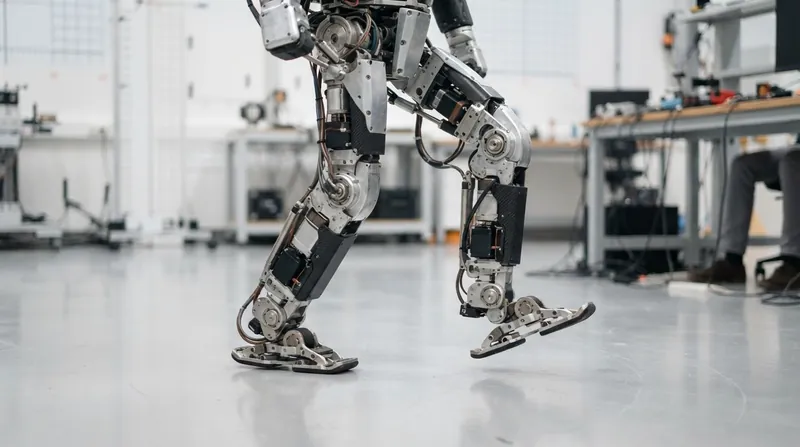 Illustration: Running introduces a flight phase where the support polygon temporarily disappears, forcing the robot to act as a ballistic projectile.