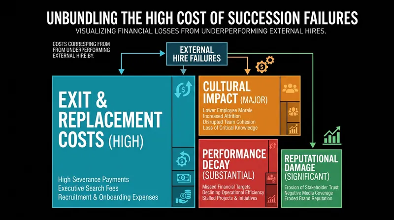 The macroeconomic destruction caused by poorly managed leadership transitions.