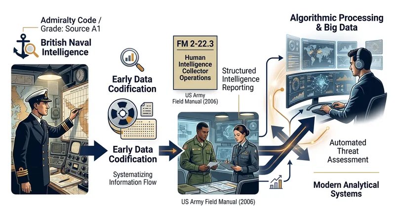 The matrix has evolved from a World War II naval tool to a foundational standard across global intelligence communities.
