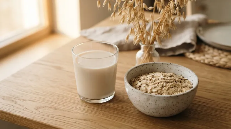 Illustration: In their natural state, oats contain complex starches bound within a dense matrix of dietary fiber.