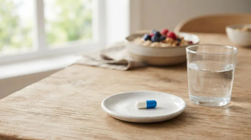 Illustration: Moving the daily dose to 30 minutes before breakfast is often enough to resolve breakthrough reflux symptoms.