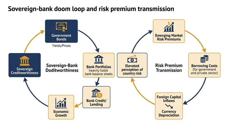 How capital flight and currency depreciation accelerate the snowball effect for emerging market economies.