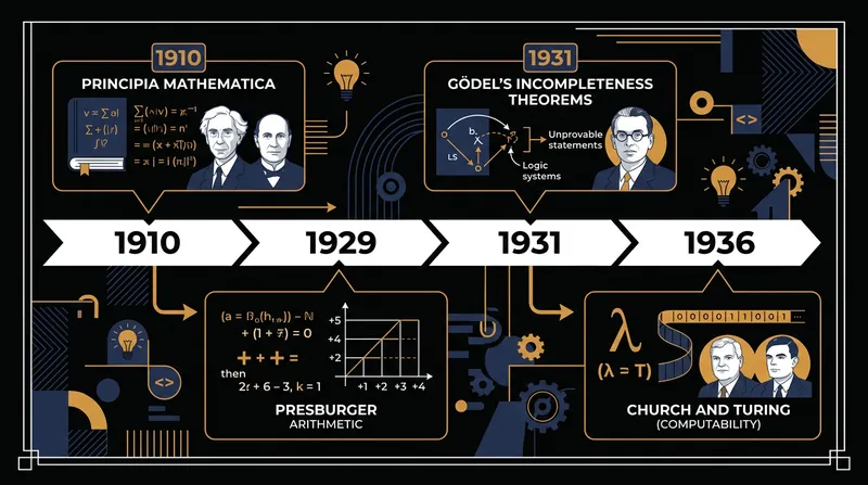 The early 20th century saw a rapid progression from the hope of perfect mathematical completeness to the proof of its impossibility.