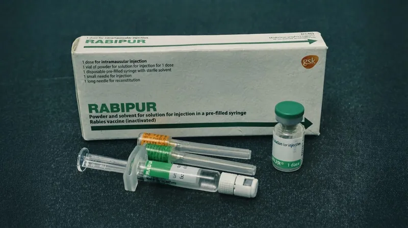 Human Rabies Immune Globulin provides immediate passive immunity at the bite site.