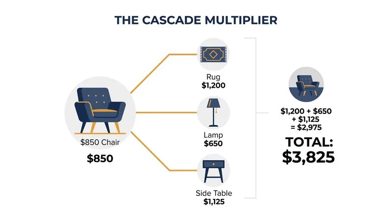 Factlen analysis shows a single departure purchase typically triggers a replacement cascade costing 4.5 times the original price.