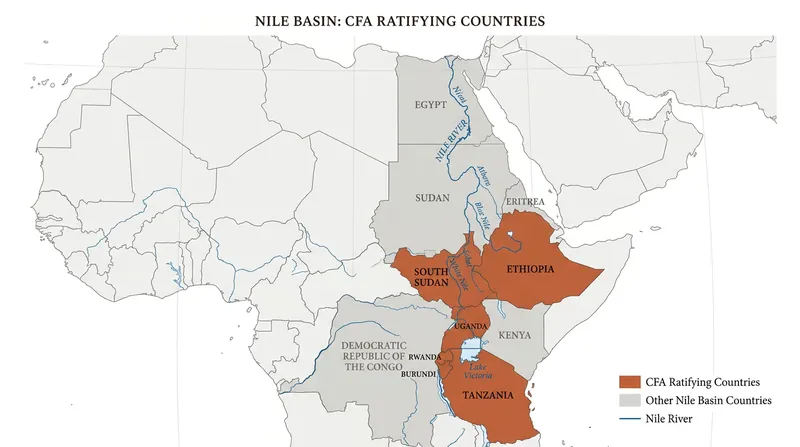 Six upstream riparian states ratified the Cooperative Framework Agreement, triggering its entry into force.